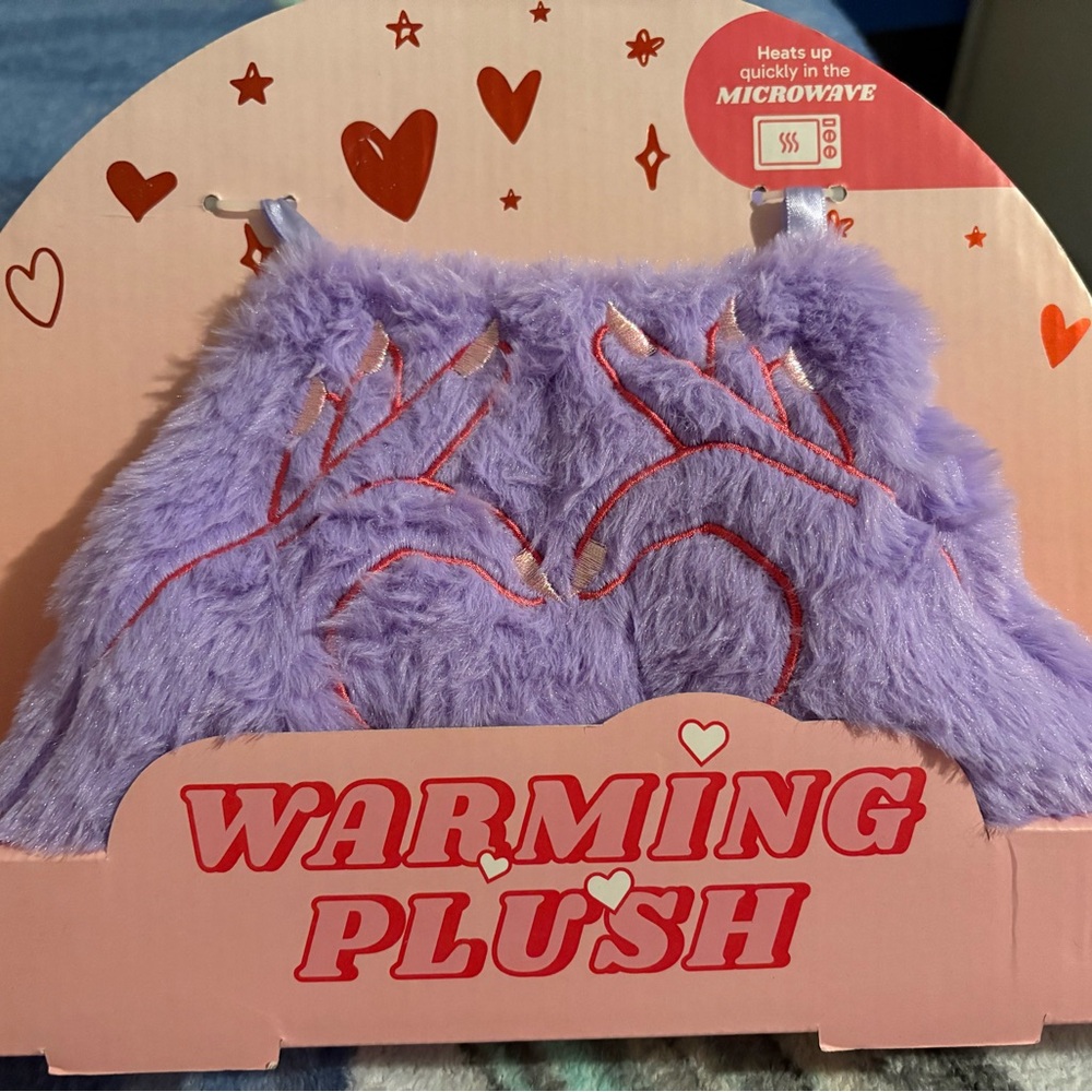 Warming Plush Microwaveable Lavender Pillow